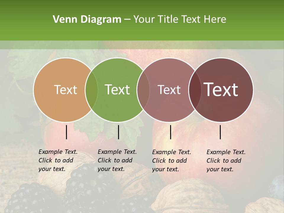 Berry Fresh Walnuts PowerPoint Template