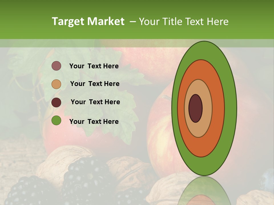 Berry Fresh Walnuts PowerPoint Template