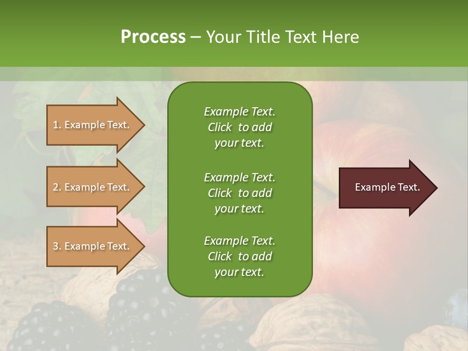 Berry Fresh Walnuts PowerPoint Template