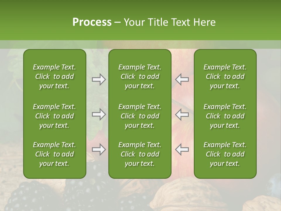 Berry Fresh Walnuts PowerPoint Template
