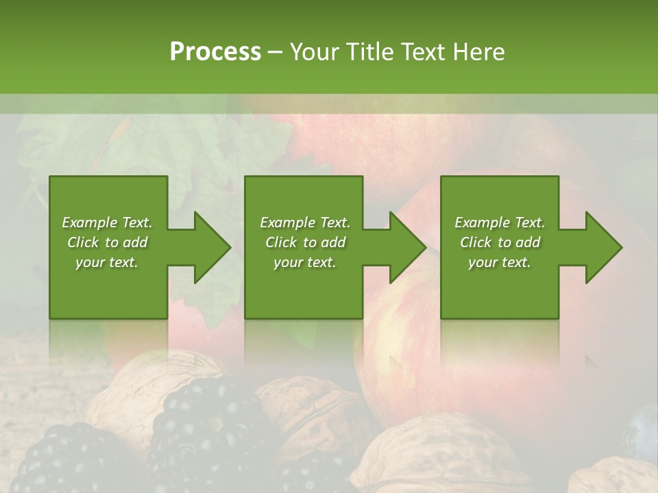 Berry Fresh Walnuts PowerPoint Template