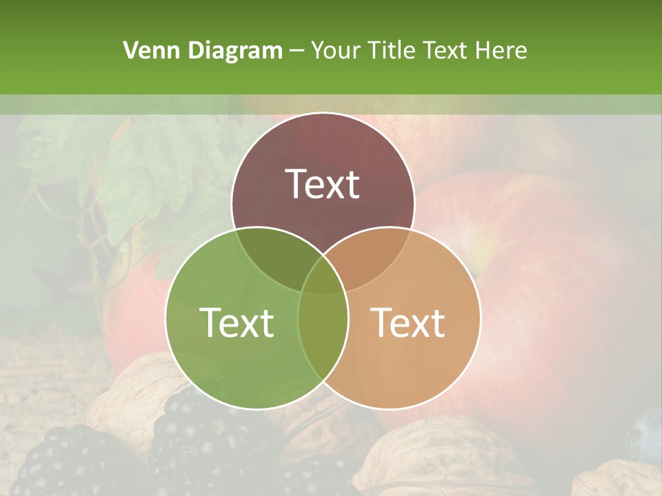 Berry Fresh Walnuts PowerPoint Template