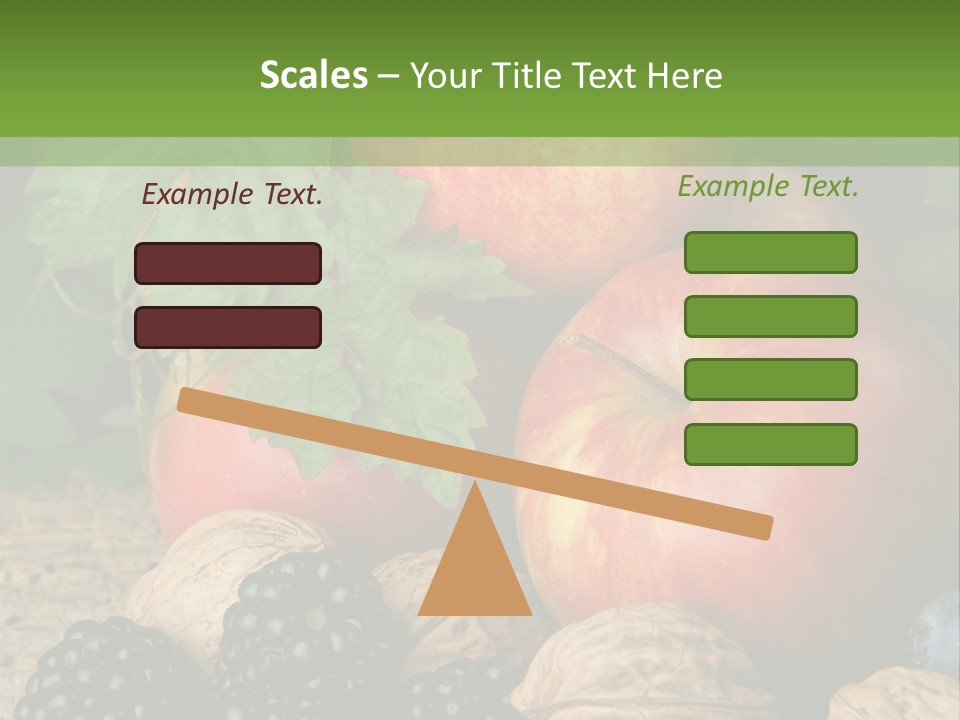Berry Fresh Walnuts PowerPoint Template