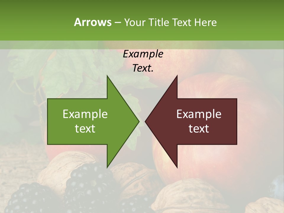 Berry Fresh Walnuts PowerPoint Template