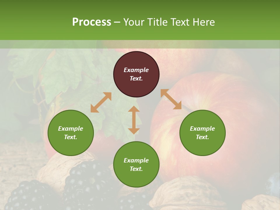 Berry Fresh Walnuts PowerPoint Template