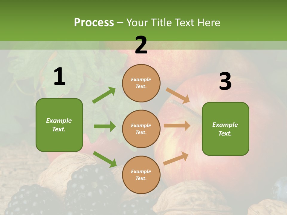 Berry Fresh Walnuts PowerPoint Template