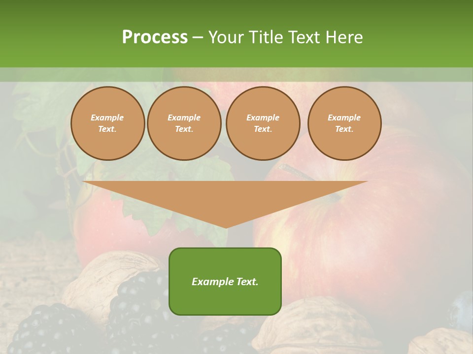 Berry Fresh Walnuts PowerPoint Template