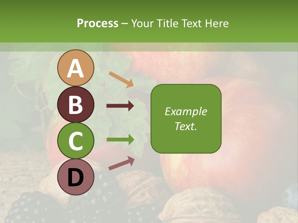 Berry Fresh Walnuts PowerPoint Template