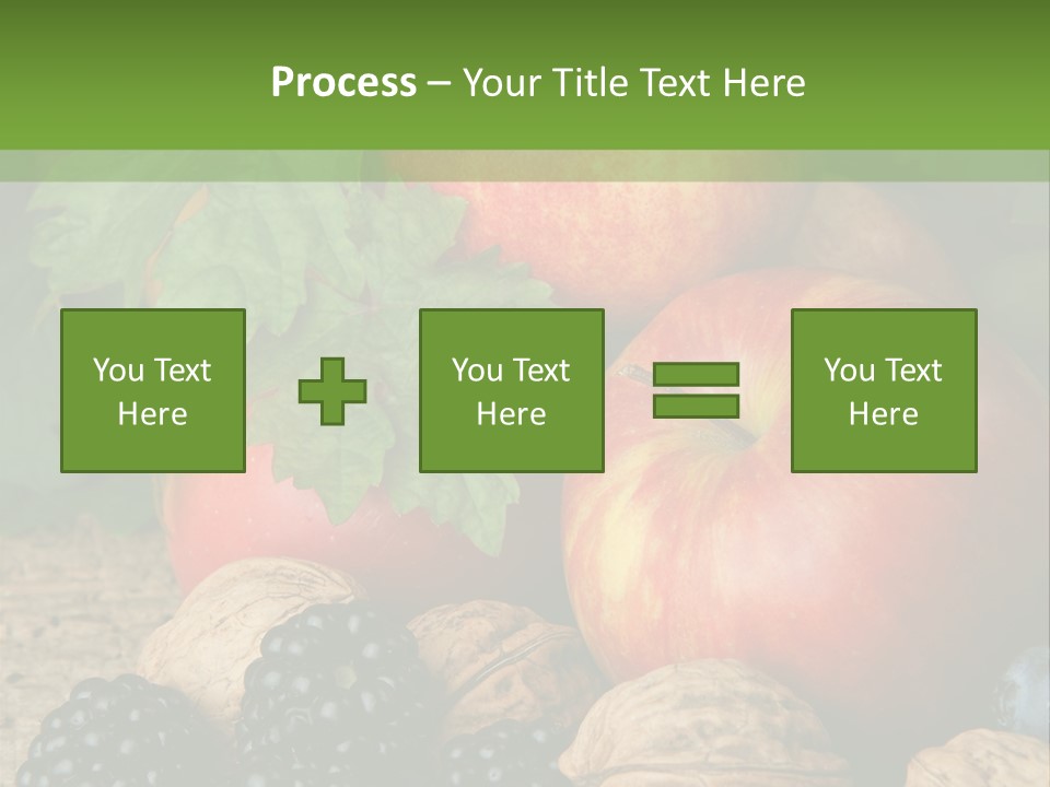 Berry Fresh Walnuts PowerPoint Template