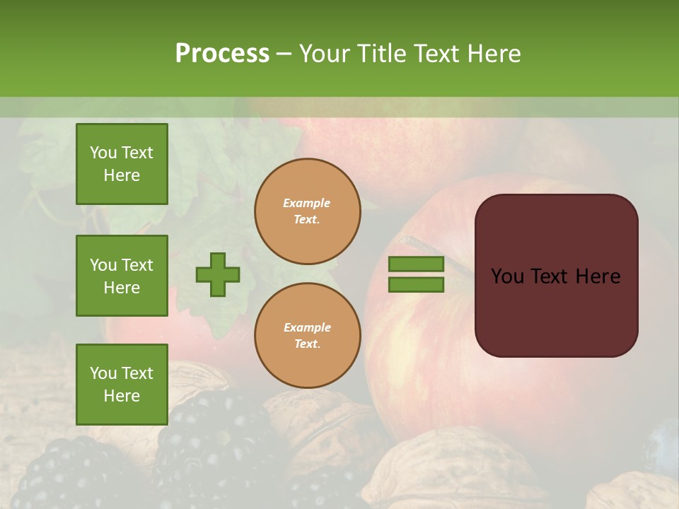 Berry Fresh Walnuts PowerPoint Template