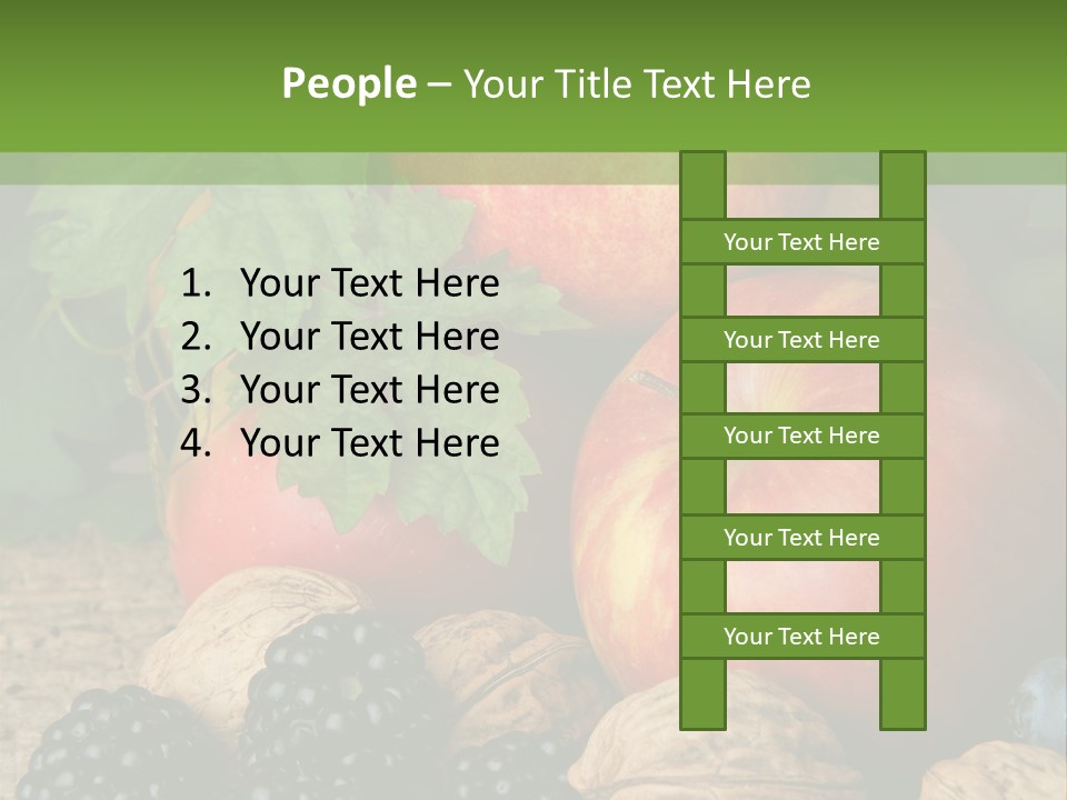 Berry Fresh Walnuts PowerPoint Template