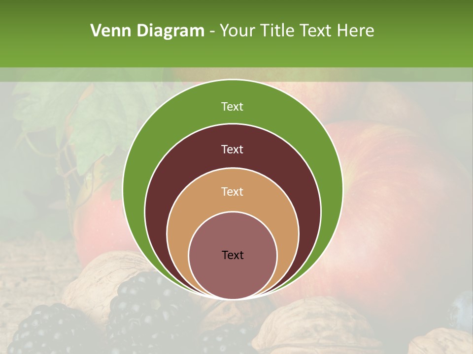 Berry Fresh Walnuts PowerPoint Template