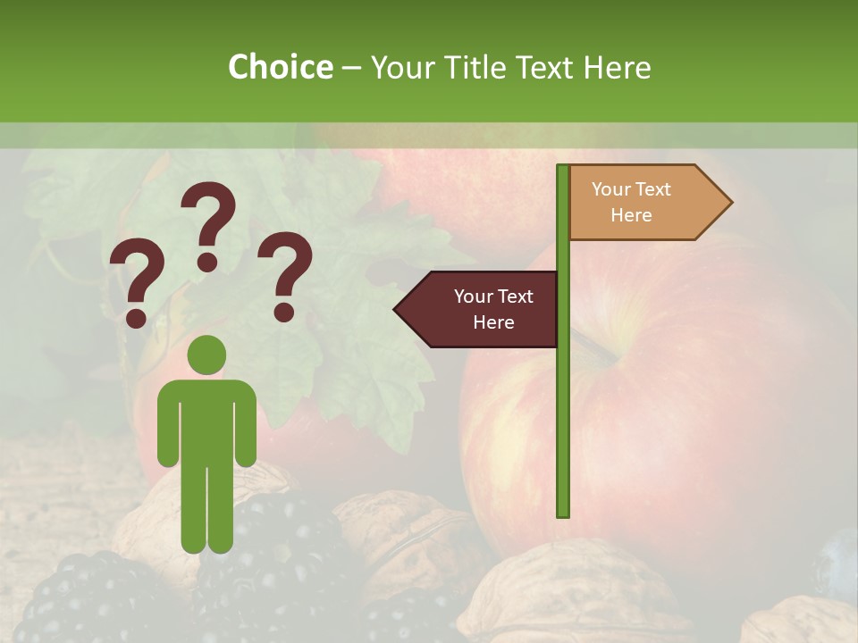 Berry Fresh Walnuts PowerPoint Template