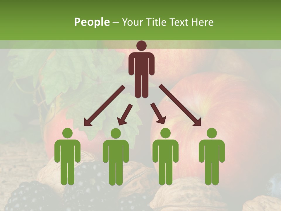 Berry Fresh Walnuts PowerPoint Template