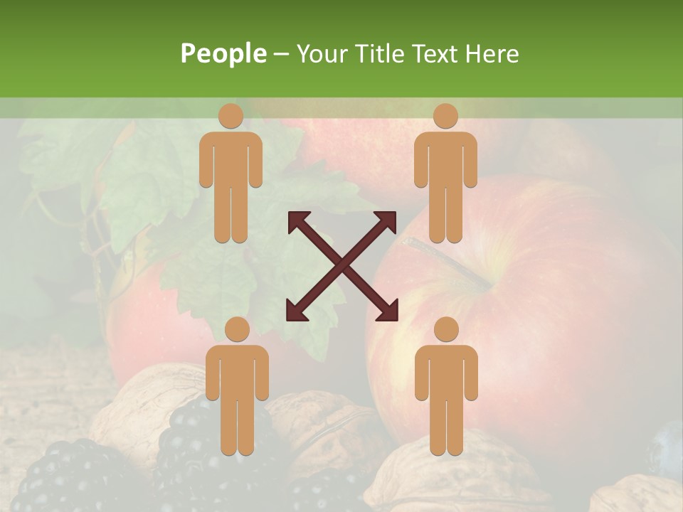 Berry Fresh Walnuts PowerPoint Template