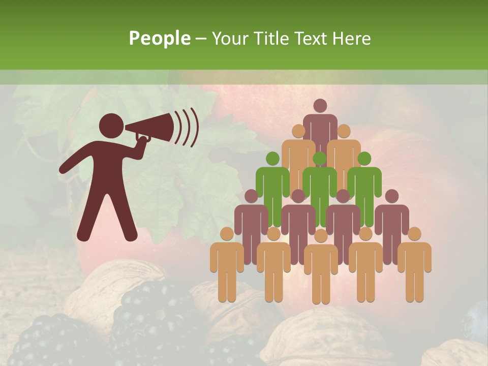 Berry Fresh Walnuts PowerPoint Template