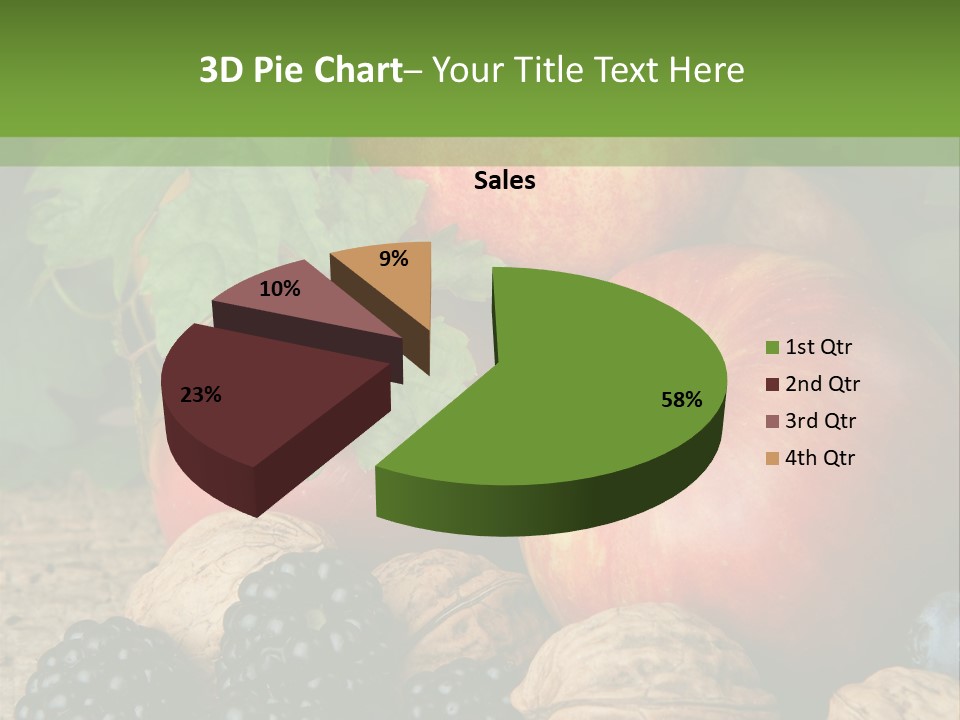 Berry Fresh Walnuts PowerPoint Template