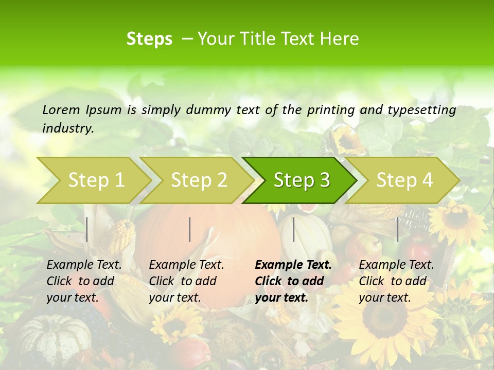 Laub Kiwi Trauben PowerPoint Template