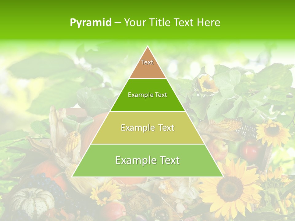 Laub Kiwi Trauben PowerPoint Template