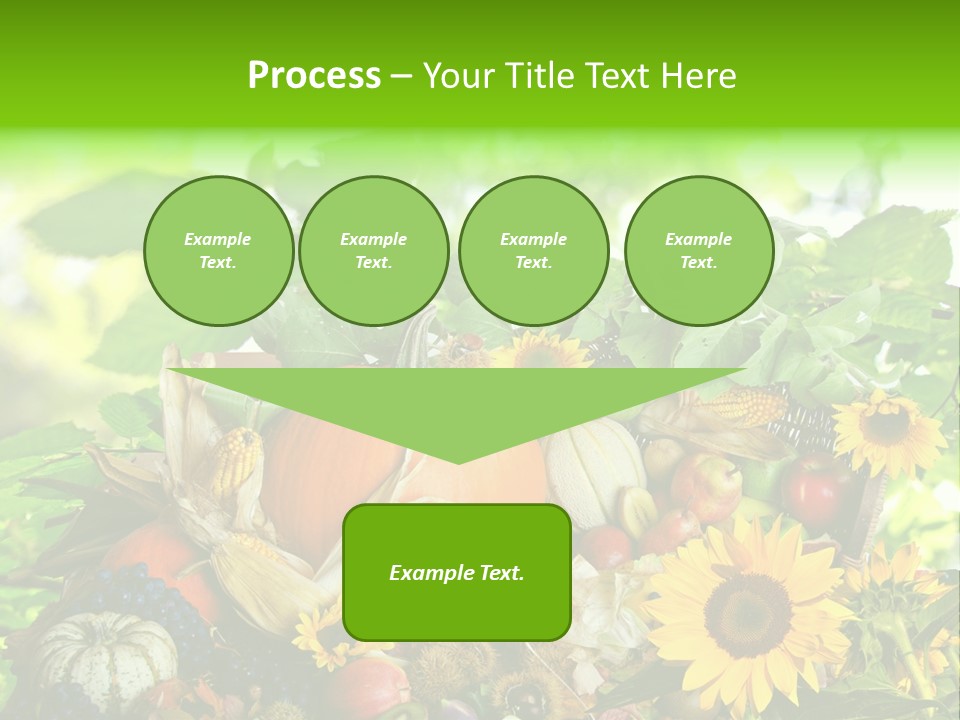 Laub Kiwi Trauben PowerPoint Template
