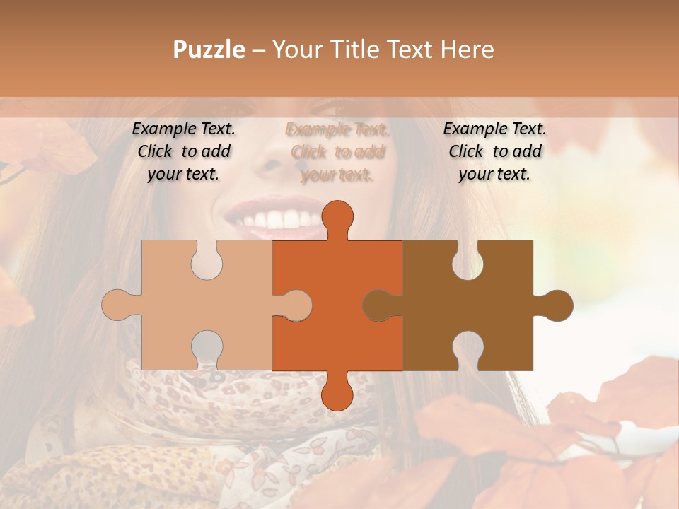 Romantic Bright Fall PowerPoint Template