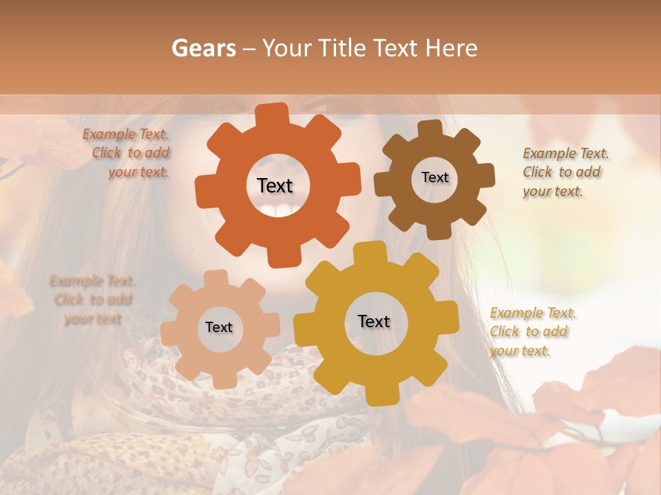 Romantic Bright Fall PowerPoint Template