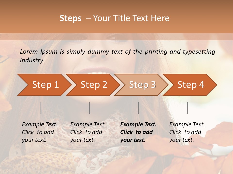 Romantic Bright Fall PowerPoint Template