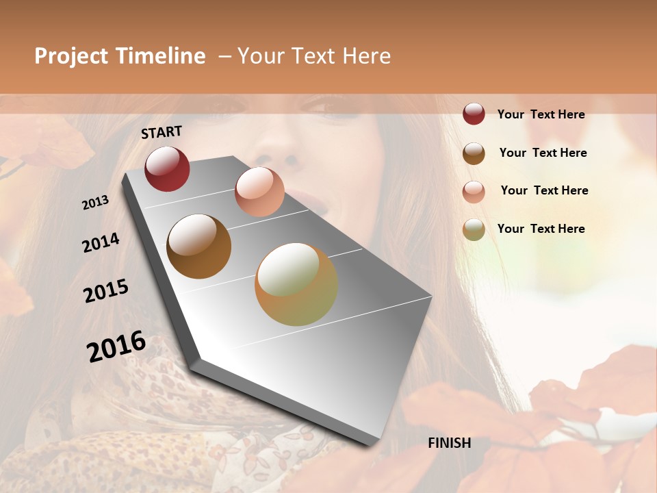 Romantic Bright Fall PowerPoint Template