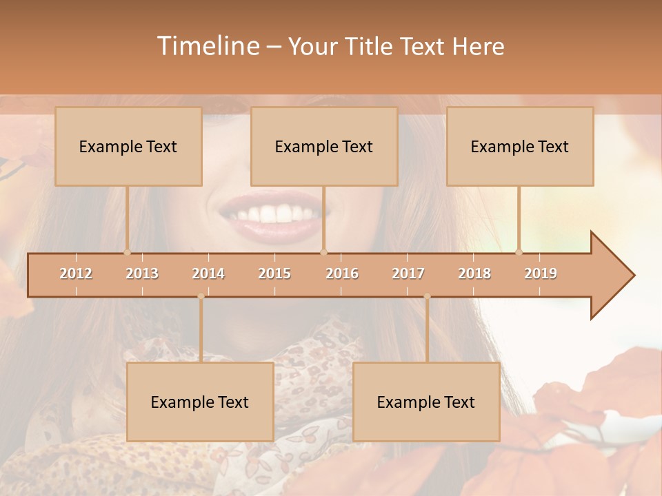 Romantic Bright Fall PowerPoint Template