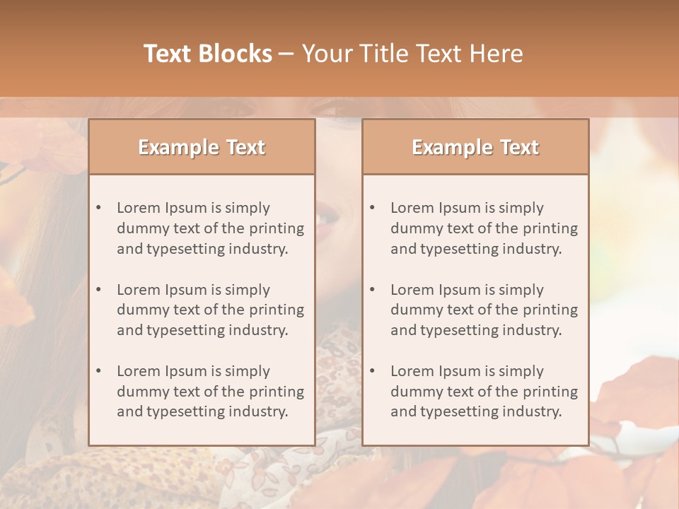 Romantic Bright Fall PowerPoint Template