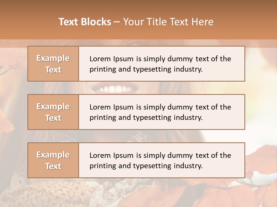 Romantic Bright Fall PowerPoint Template
