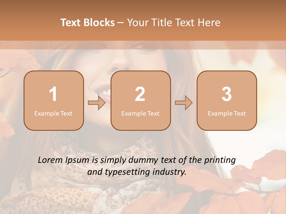 Romantic Bright Fall PowerPoint Template