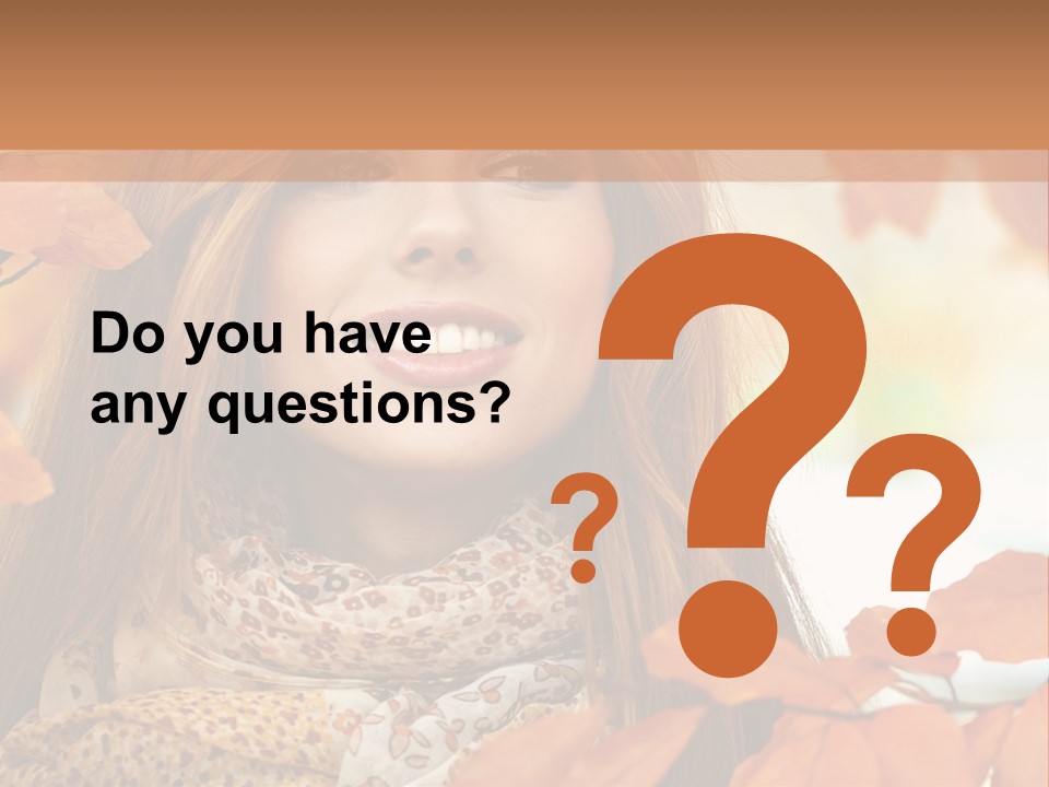 Romantic Bright Fall PowerPoint Template