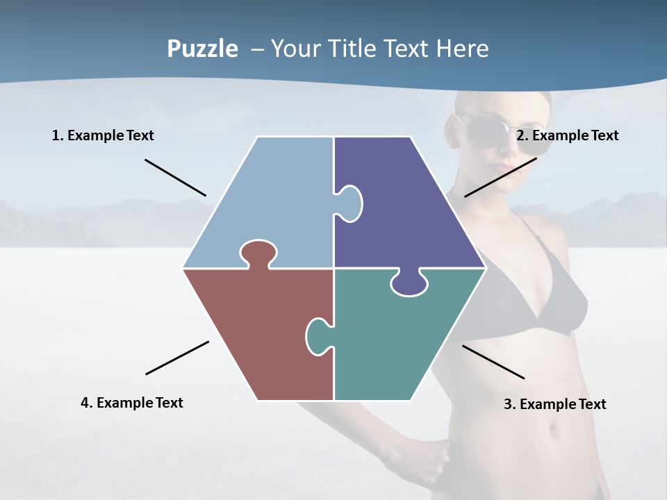 Fashion Nature Vacation PowerPoint Template