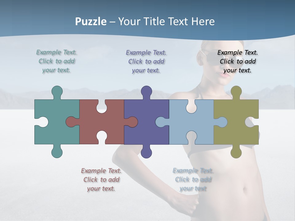 Fashion Nature Vacation PowerPoint Template