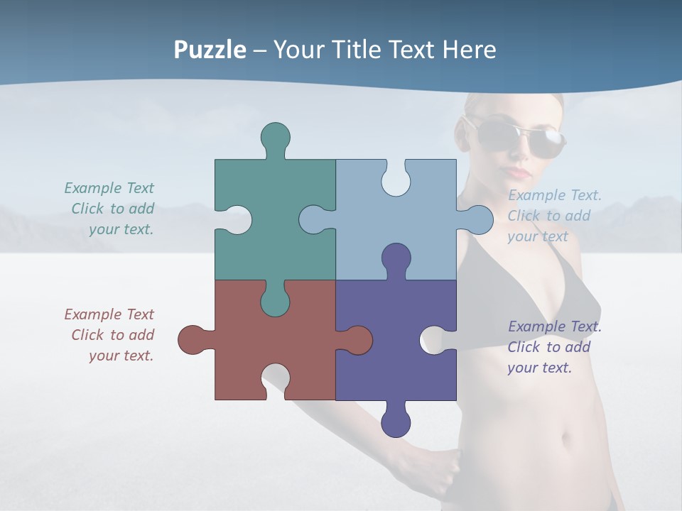 Fashion Nature Vacation PowerPoint Template