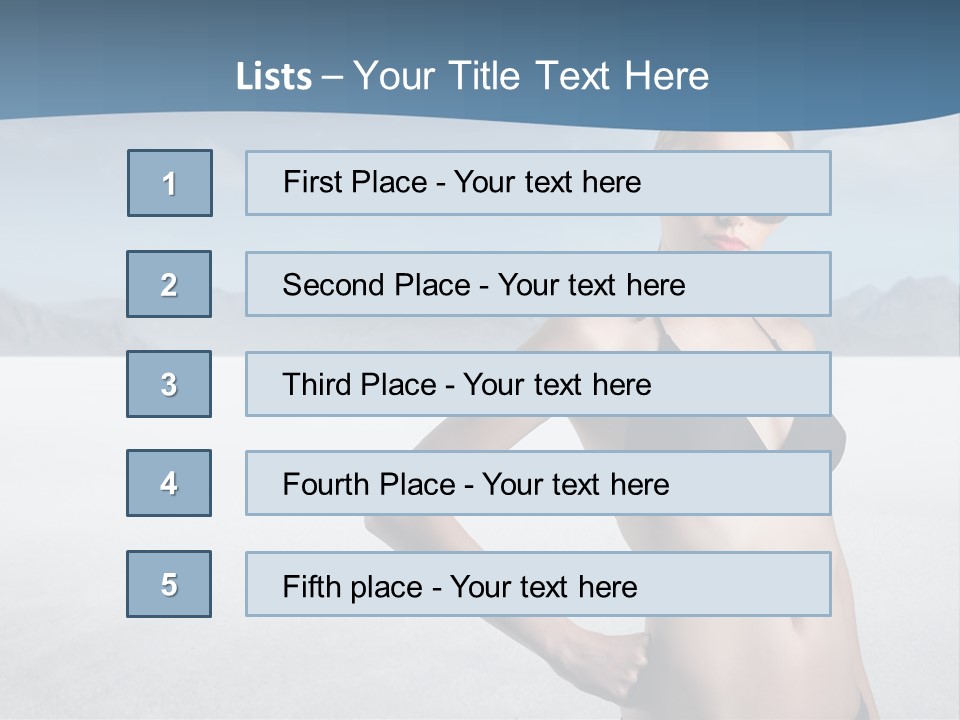 Fashion Nature Vacation PowerPoint Template