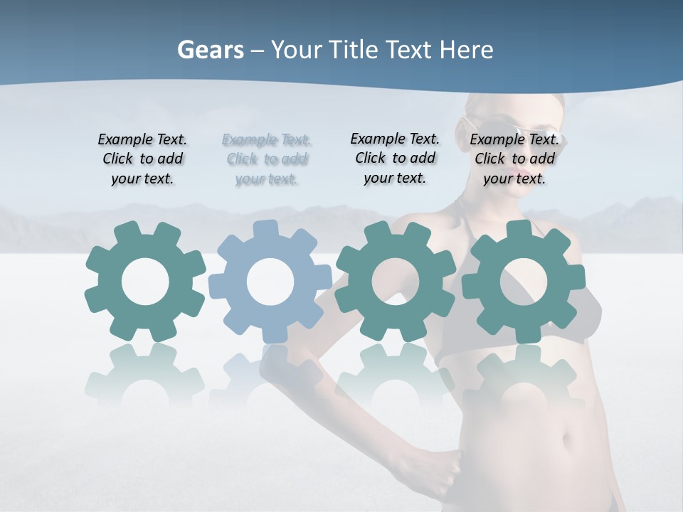 Fashion Nature Vacation PowerPoint Template