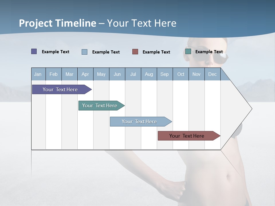 Fashion Nature Vacation PowerPoint Template