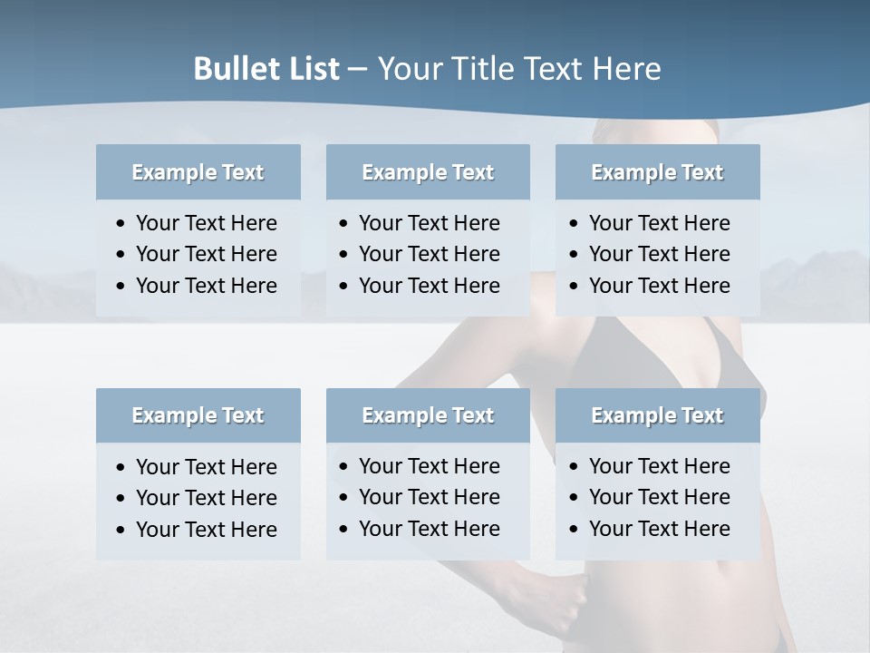 Fashion Nature Vacation PowerPoint Template