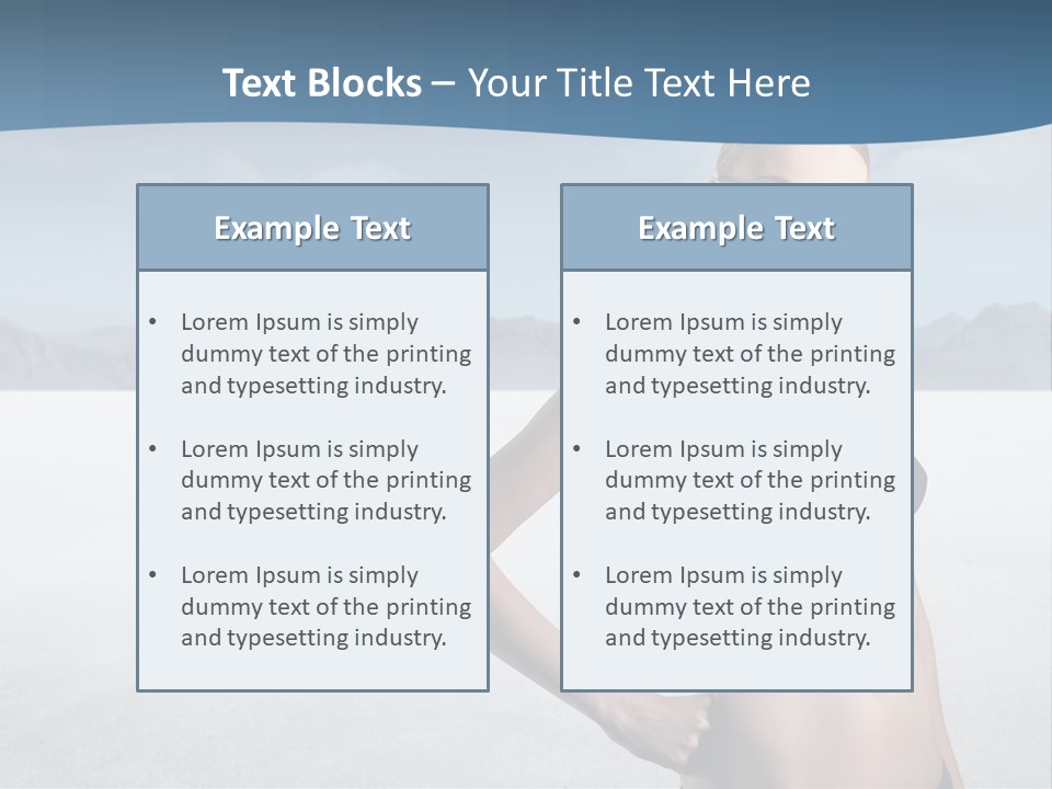 Fashion Nature Vacation PowerPoint Template