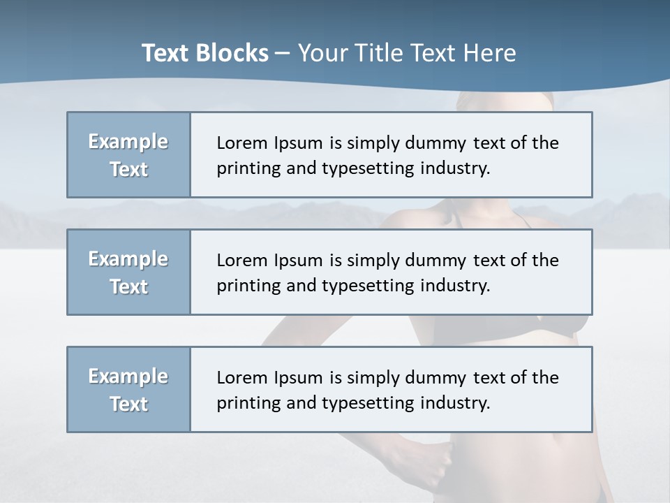 Fashion Nature Vacation PowerPoint Template