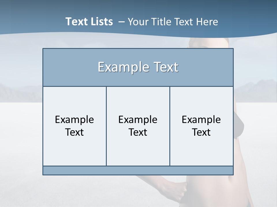 Fashion Nature Vacation PowerPoint Template