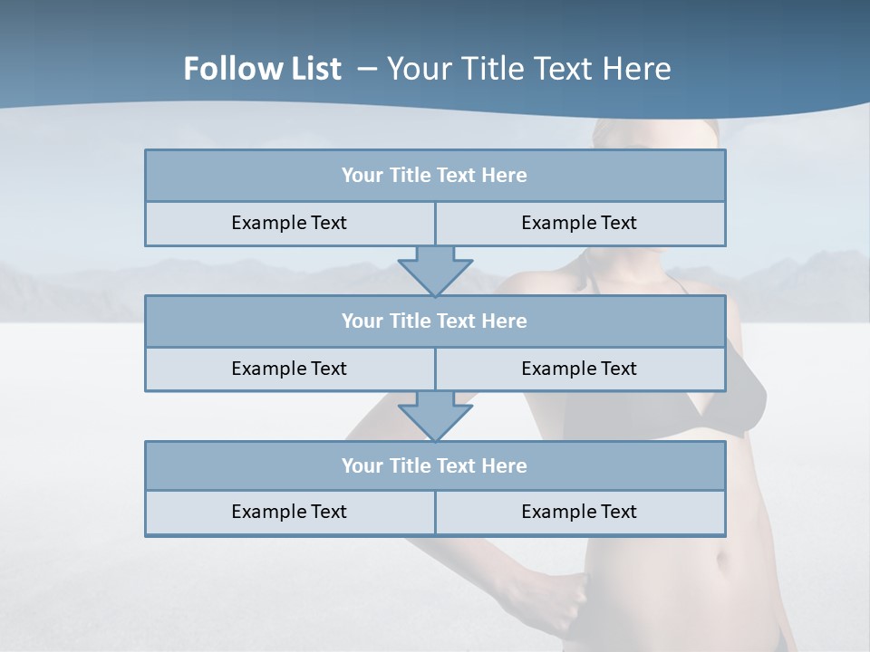 Fashion Nature Vacation PowerPoint Template