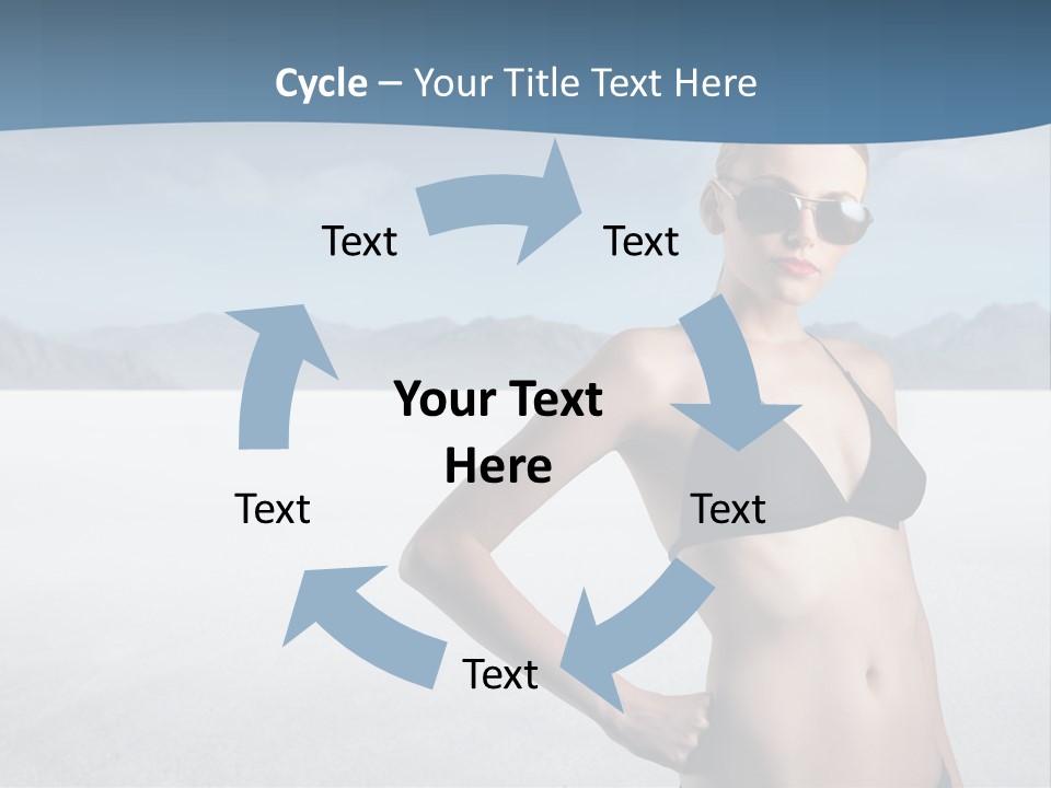 Fashion Nature Vacation PowerPoint Template