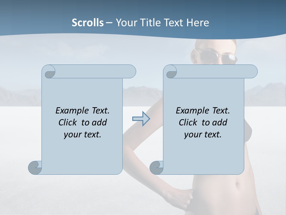 Fashion Nature Vacation PowerPoint Template