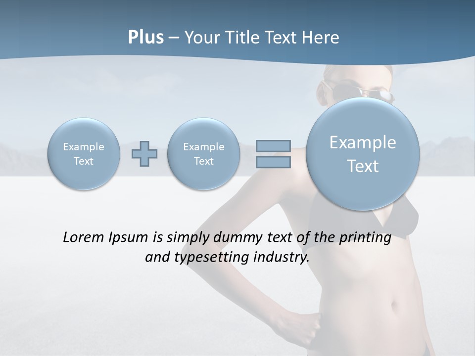 Fashion Nature Vacation PowerPoint Template