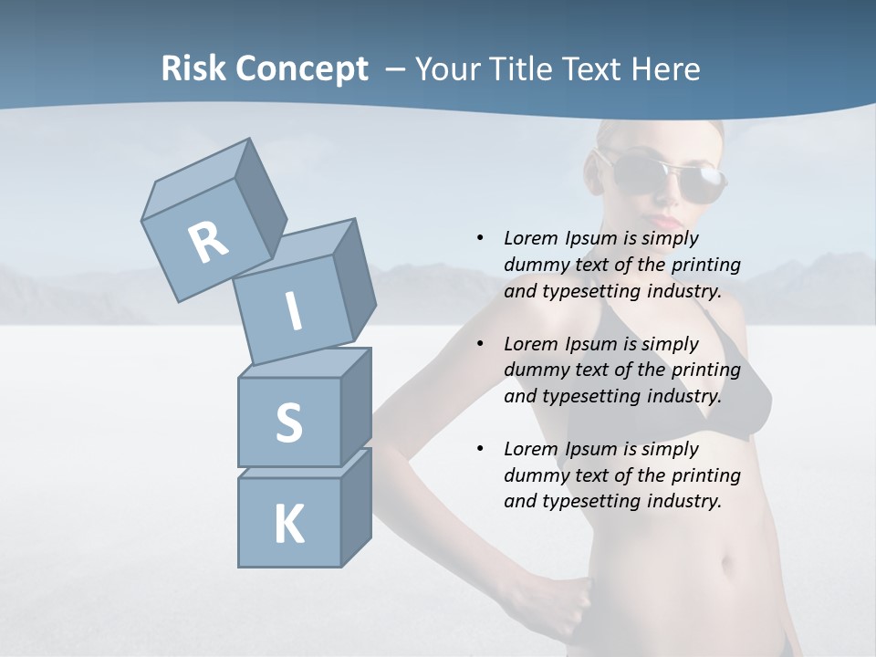 Fashion Nature Vacation PowerPoint Template