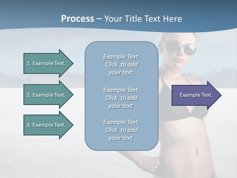 Fashion Nature Vacation PowerPoint Template