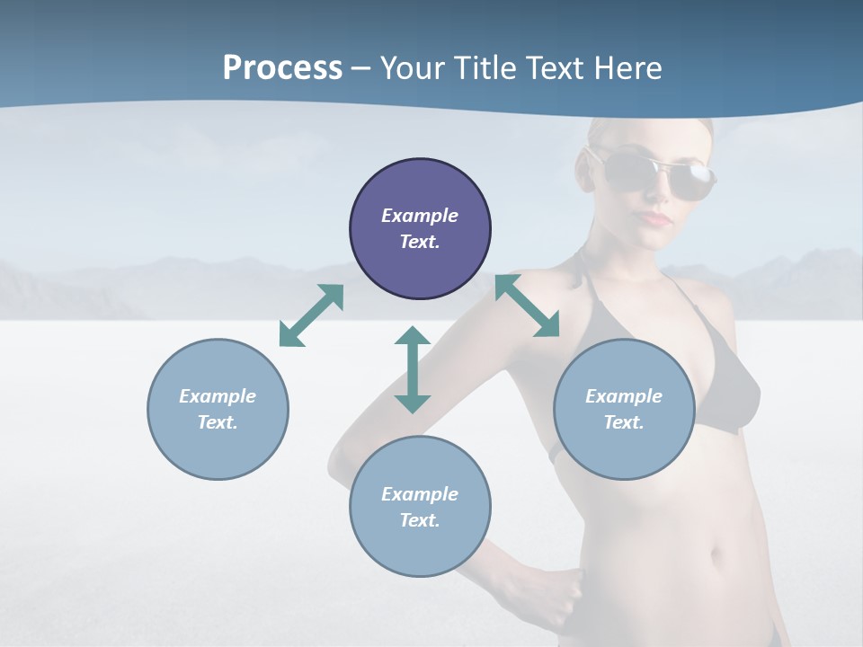 Fashion Nature Vacation PowerPoint Template